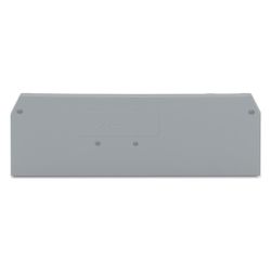 Wago Abschluss- und Zwischenplatte 281-334, 2,5mm, Grau... WAGO-281-334 4017332153461 (Abb. 1)