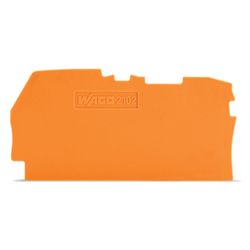Wago Abschluss- und Zwischenplatte 2102-1292, 0,8 mm, Polyamid, Orange... WAGO-2102-1292 4055143745352 (Abb. 1)