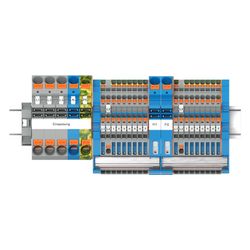 Wago Hauptverteiler-Set TOPJOB S 821-109, Federzuganschluss, Hutschiene TH35, Thermoplast... WAGO-821-109 4066966339352 (Abb. 1)