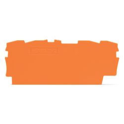 Wago Abschluss- und Zwischenplatte TOPJOB S 2002-1492, 0,8mm, Polyamid, Orange... WAGO-2002-1492 4055143234245 (Abb. 1)