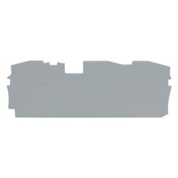 Wago Abschluss- und Zwischenplatte 2016-1391, 1mm, Grau... WAGO-2016-1391 4044918121859 (Abb. 1)
