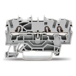 Wago Durchgangsklemme TOPJOB S 2002-1301, 2,5mm2, 800V, 24A, Federzuganschluss, Grau... WAGO-2002-1301 4017332999229 (Abb. 1)