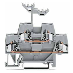 Wago Doppelstockklemme 280 280-519, 2,5mm2, 500V, 20A, Thermoplast, Grau... WAGO-280-519 4050821293583 (Abb. 1)