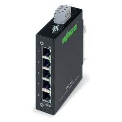 Wago Industrial-ECO-Switch 852-111, 5 Ports 100Base-TX, Stahlblech, schwarz... WAGO-852-111 4045454847593 (Abb. 1)
