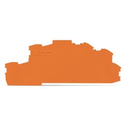 Wago Abschluss- und Zwischenplatte TOPJOB S 2003-6692, 0,8mm, Polyamid, orange... WAGO-2003-6692 4050821322108 (Abb. 1)