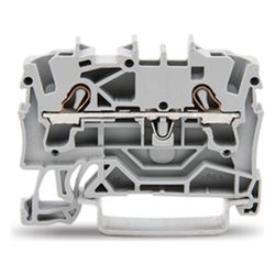 Wago 2-Leiter-Durchgangsklemme TOPJOB S 2002-1201, 2,5mm2, 800V, 24A, Grau... WAGO-2002-1201 4017332999168 (Abb. 1)