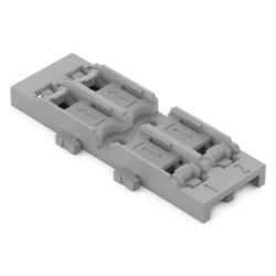 Wago Befestigungsadapter Serie 221 221-2522, 2-fach, Schraubbefestigung, Polyamid, Grau,... WAGO-221-2522 4066966119930 (Abb. 1)