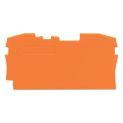 Wago Abschluss- und Zwischenplatte TOPJOB S 2006-1292, 1mm, Polyamid, Orange... WAGO-2006-1292 4017332072618 (Abb. 1)