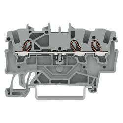 Wago 3-Leiter-Durchgangsklemme TOPJOB S 2001-1301, 1,5mm2, 800V, 18A, Grau... WAGO-2001-1301 4017332998628 (Abb. 1)