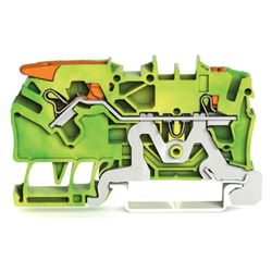 Wago 2-Leiter-Schutzleiterklemme TOPJOB S 2102-5207, 0,25-4mm2, Grün/Gelb... WAGO-2102-5207 4055143741903 (Abb. 1)