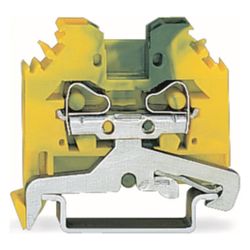 Wago Schutzleiterklemme 281-107, 4mm2, Thermoplast, Grün/Gelb... WAGO-281-107 4055143309271 (Abb. 1)