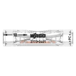 Wago Durchgangsverbinder 2773, 0,75-4mm2, 32A, 450V, Polycarbonat, Transparent, 2773-24... WAGO-2773-2401 4066966321630 (Abb. 1)