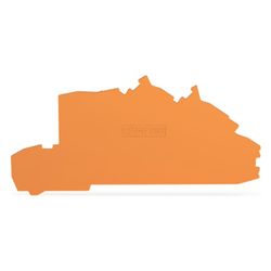 Wago Abschluss- und Zwischenplatte 2203-7692, 0,8mm, Orange... WAGO-2203-7692 4066966159615 (Abb. 1)