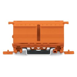 Wago Befestigungsadapter 222 222-500, 25,8x22x65,6mm, Polyamid, orange... WAGO-222-500 4045454714765 (Abb. 1)