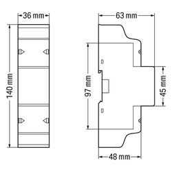 Wago Energiezähler 879-3040, 3x230/400V, 1A/5A, Modbus/M-Bus, 35mm... WAGO-879-3040 4066966177299 (Abb. 1)