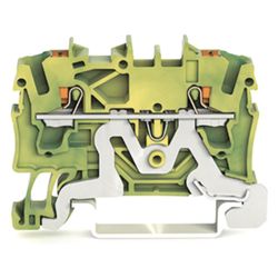 Wago 2-Leiter-Schutzleiterklemme TOPJOB S 2202-1207, 0,25-4mm2, Thermoplast, Grün/Gelb... WAGO-2202-1207 4055143848541 (Abb. 1)