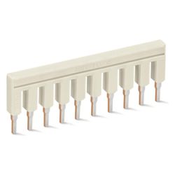 Wago Querverbinder TOPJOB S 2002-410, 10-fach, 800 V, 25 A, 5,2 mm, lichtgrau... WAGO-2002-410 4055143690386 (Abb. 1)