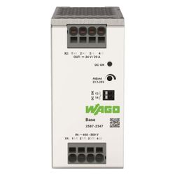 Wago Stromversorgung 2587-2347, 3-phasig 24V 20A 480W, 125x60x125mm... WAGO-2587-2347 4066966768084 (Abb. 1)