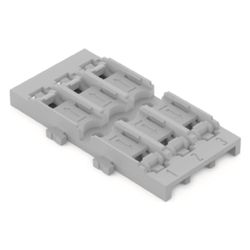 Wago Befestigungsadapter 3-fach für Durchgangsverbinder, Schraubbefestigung, Polyamid, G... WAGO-221-2523 4066966119947 (Abb. 1)