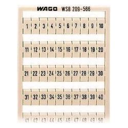 Wago WSB-Beschriftungskarte 209-566, Rastermaß 5mm, weiß... WAGO-209-566 4017332273138 (Abb. 1)