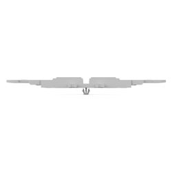 Wago Befestigungsadapter 221-2515, 5-fach, Rastfuß, Polyamid, Grau... WAGO-221-2515 4066966119916 (Abb. 1)