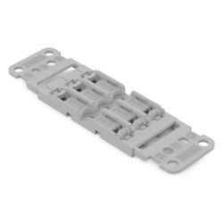 Wago Befestigungsadapter 221-2503, 3-fach, Schraubbefestigung, Polyamid, Grau... WAGO-221-2503 4066966119848 (Abb. 1)