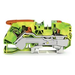 Wago Schutzleiterklemme TOPJOB S 2116-5207, 16mm2, 91,5x12x36,9mm, Polyamid, Grün/Gelb... WAGO-2116-5207 4055143754453 (Abb. 1)