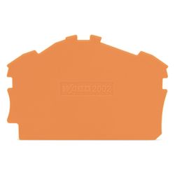 Wago Abschluss- und Zwischenplatte TOPJOB S 2002-6392, 0,8mm, Polyamid, Orange... WAGO-2002-6392 4044918989954 (Abb. 1)