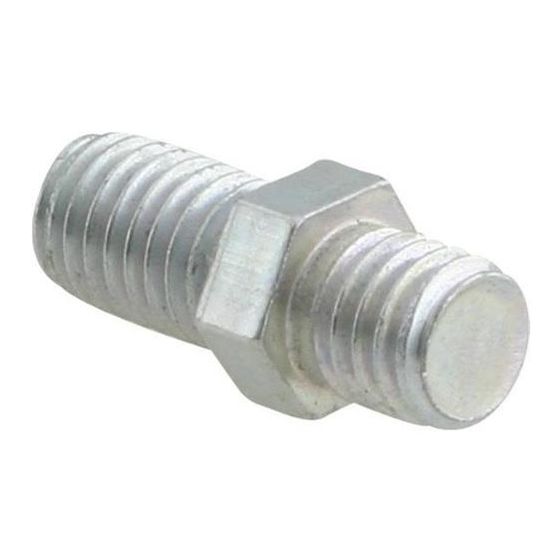 Walraven Doppel-Gewindenippel elektrolytisch verzinkt M8 x 24 mm