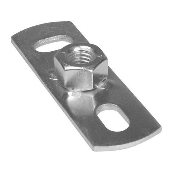 Walraven Grundplatte 670 ev IG M8 L: 80 4-fach angeschw. Mutter