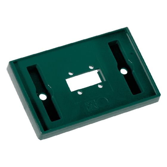 Walraven Schilderhalter IKS-2000, 89,3x58x35mm -15 bis 80 Grad C für Lochband, PP/PA, Grün