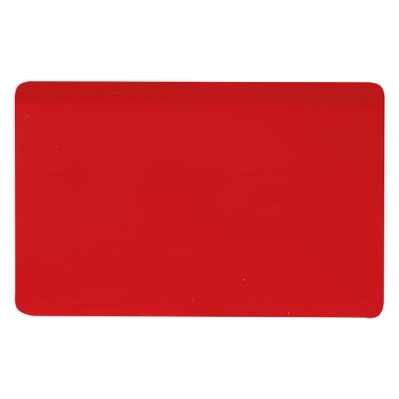 Walraven Kennzeichnungsschild IKS-2000, 86x54x1mm kratzfest abwaschbar, Polyvinylchlorid, Rot