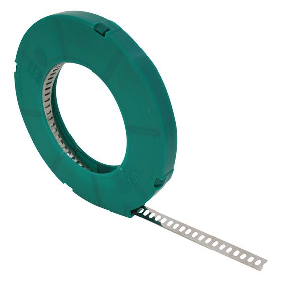 Walraven Lochband IKS-2000 13x0,4mm 20m Rolle für Schilderhalter, Edelstahl V4A