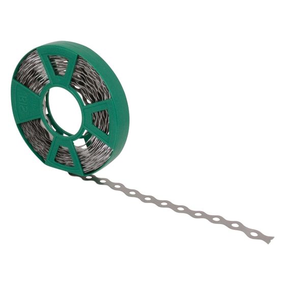 Walraven Montageband gewellt 17x0,8mm Länge 10m Lochbild 7,0mm, Edelstahl 1.4401