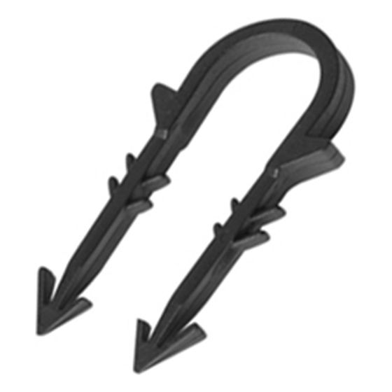 Walraven Tackernadel KAL, Länge 58mm, für Fußbodenrohre 14-20mm, Polypropylen, Schwarz