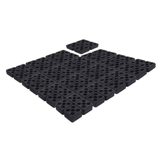 Walraven VibraTek Antivibrationsplatte PR-T, 411x411x18mm zuschneidbar je 50x50mm