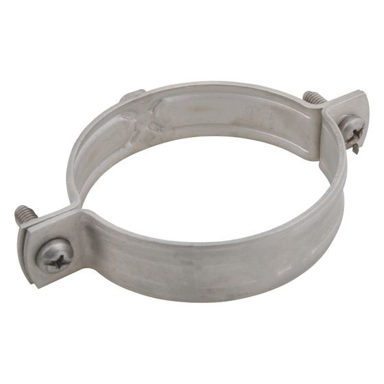 Walraven Bifix Rohrschelle 300, 47-51mm M8, Zweischraubenschelle ohne Einlage, Edelstahl 1.4404