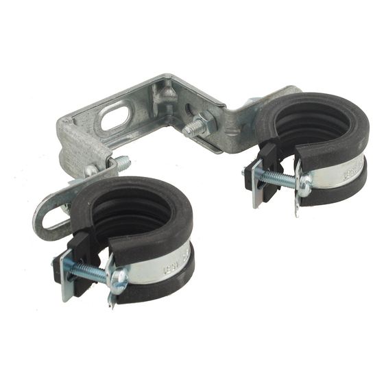 Walraven Rohrschelle Duplo KSB1, 20-23mm EPDM auf Doppelbügel, elektrolytisch verzinkt