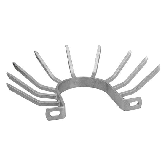 Walraven Anti-Kletter-Schelle d. 110mm, Kletterschutz für Regenrohr 80-100mm, feuerverzinkt
