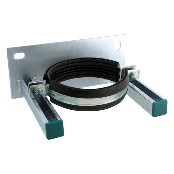Walraven Fallrohrstützbefestigung 135mm DN 125, Konsolensatz mit Bismat SL, EPDM, elektrolytisch verzinkt
