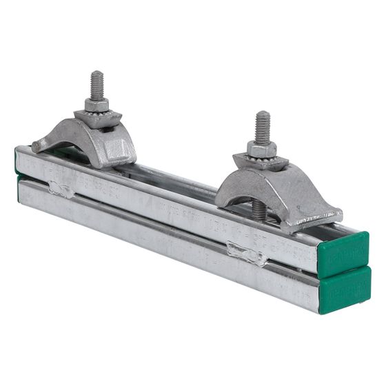 Walraven Strut Trägerklemmset 41x21D, 41x110x400mm bis Flanschstärke 35mm, feuerverzinkt