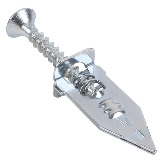 Walraven Einschlagdübel WPF, 12x30mm für Gipskarton, inkl. Schrauben 4x50mm, elektrolytisch verzinkt, 25 Stück