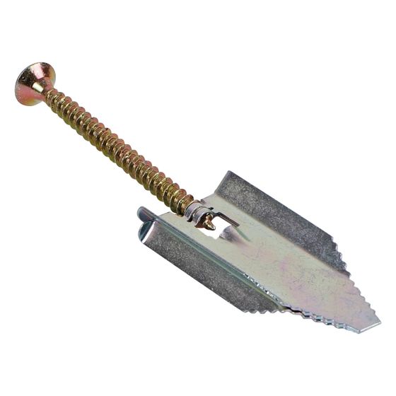 Walraven Einschlagdübel XL, 16x43mm für doppelten Gipskarton, inkl. Schrauben 4x50mm, elektrolytisch verzinkt, 100 Stück