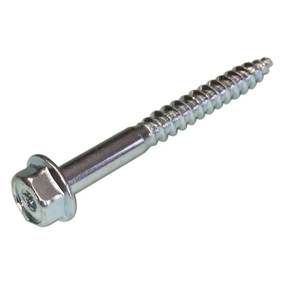 Walraven Sechskantholzschraube DIN 571, H8x50mm SW13 Sechsrund T30, angeformte U-Scheibe, elektrolytisch verzinkt