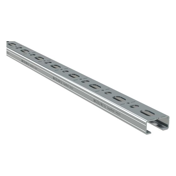 Walraven RapidRail Montageschiene C-Profil, 30x15mm Länge 0,5m, sendzimirverzinkt