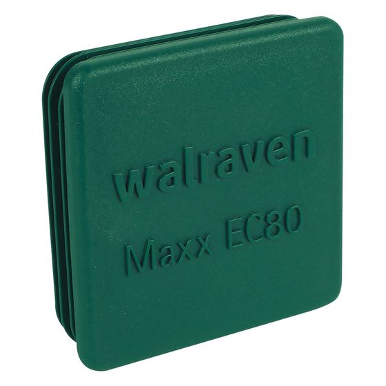 Walraven Maxx Profilendstopfen EC80 80x80x32mm, Polyethylen, Grün