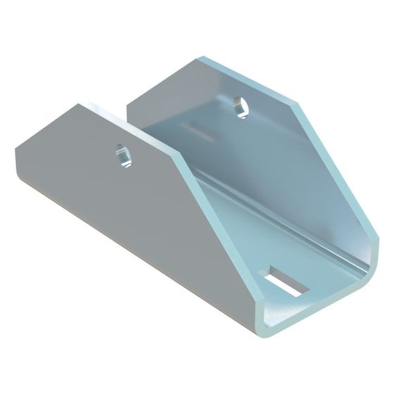 Walraven Maxx Grundplatte BP80H, für Profil MX80, 268x97mm, feuerverzinkt