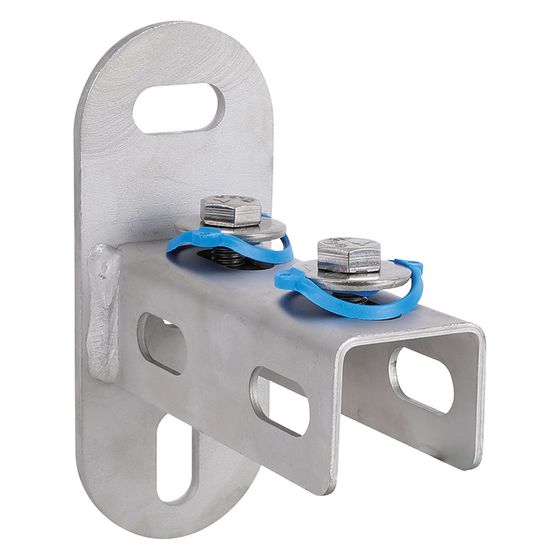 Walraven RapidRail Schienenfuß für Wand, Decken oder Boden, für Schiene 30x15/20/30mm, vormontiert, Edelstahl V4A