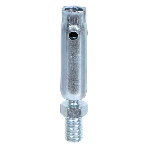 Walraven Kugelgelenk, Länge 74mm M10x15mm einfache Höhenverstellung, Kontrollloch, elektrolytisch verzinkt