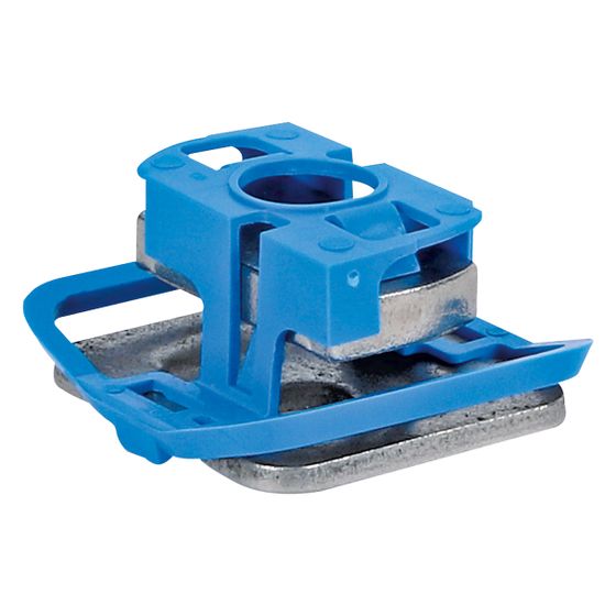 Walraven RapidStrut Schiebemutter G2 M8, 41x43x24mm mit Klemmfeder POM, Edelstahl V4A
